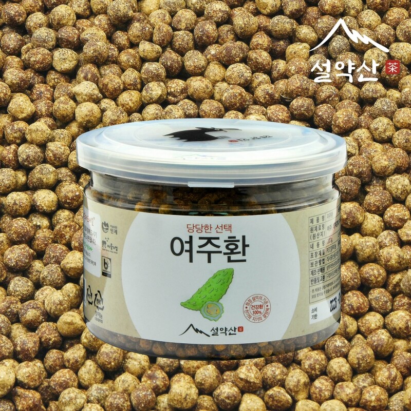 강원더몰,설약산 천연인슐린 여주환 100% 국내산 여주 돼지감자 겨우살이 200g x 1병