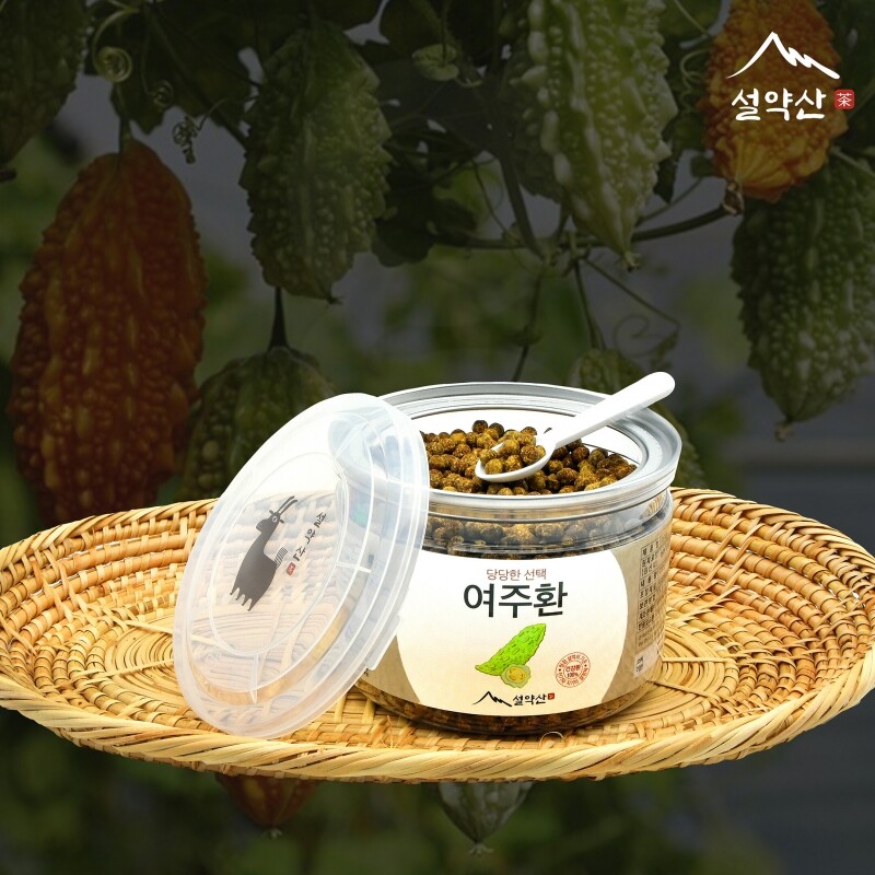 강원더몰,설약산 천연인슐린 여주환 100% 국내산 여주 돼지감자 겨우살이 200g x 1병