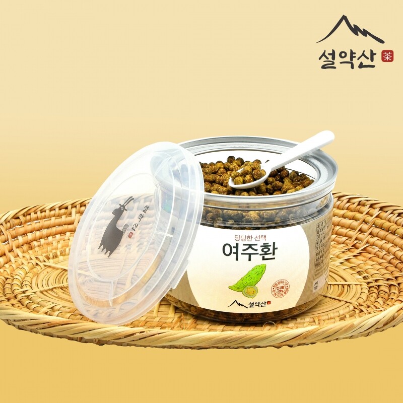 강원더몰,설약산 천연인슐린 여주환 100% 국내산 여주 돼지감자 겨우살이 200g x 1병