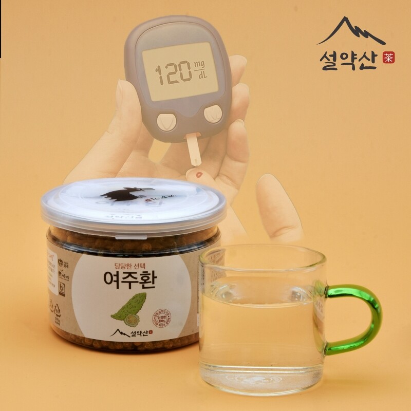 강원더몰,설약산 천연인슐린 여주환 100% 국내산 여주 돼지감자 겨우살이 200g x 1병